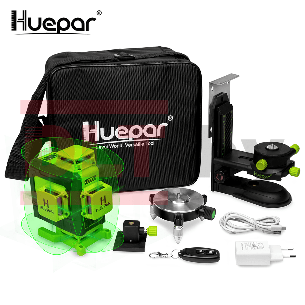 Лазерный уровень (нивелир) Huepar HP-904DG