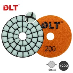 Алмазный гибкий шлифовальный круг DLT №57, #200, 50мм, для гравера, арт.4489