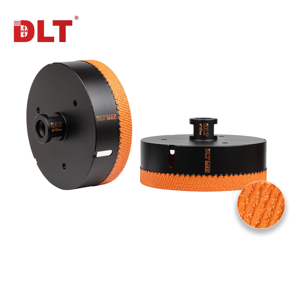 Коронка алмазная для керамогранита и камня DLT MAX, 120мм, арт. 3836