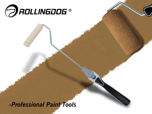Валик с поворотным бюгелем Rollingdog HI-SHEEN 100мм, ворс 6мм, велюр арт.60255 - фото 10