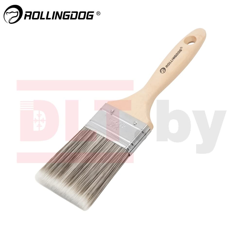 Кисть Rollingdog W1000 63мм, прямой срез, синтетика,серия Professional, арт.10200