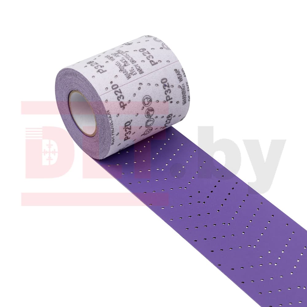 Шлифовальный лист в рулоне DLT GrandFlex PURO-ROLL, P320, 115мм*12м, (керамика точной формы), арт.3651 - фото 6
