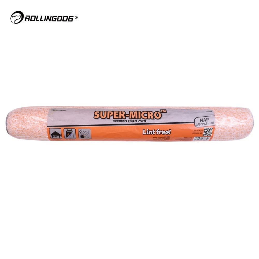 Валик Rollingdog SUPER-MICRO 457мм, ворс 9.5мм, для бюгеля 10мм, микрофибра арт.00395 - фото 4