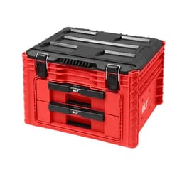 Кейс №1 с выдвижными отсеками 2+1 для системы хранения инструментов DLT серия RED PRO, арт.4062
