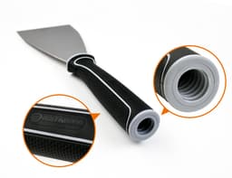 шпатель-скребок Rollingdog 3&amp;quot; (75мм), изогнутый, резьба, арт.50447 - фото 4