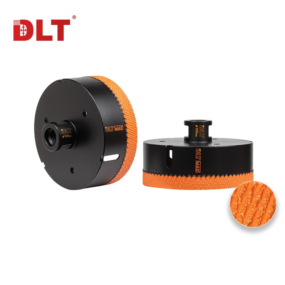 Коронка алмазная для керамогранита и камня DLT MAX, 105мм, арт. 3833