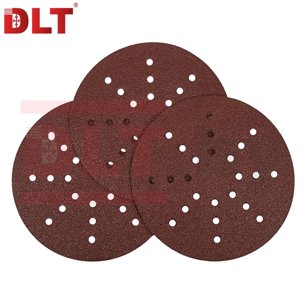 Круг шлифовальный DLT GrandFlex RED, P40, 225мм, 10шт, (на бумаге, оксид алюминия), арт.4504