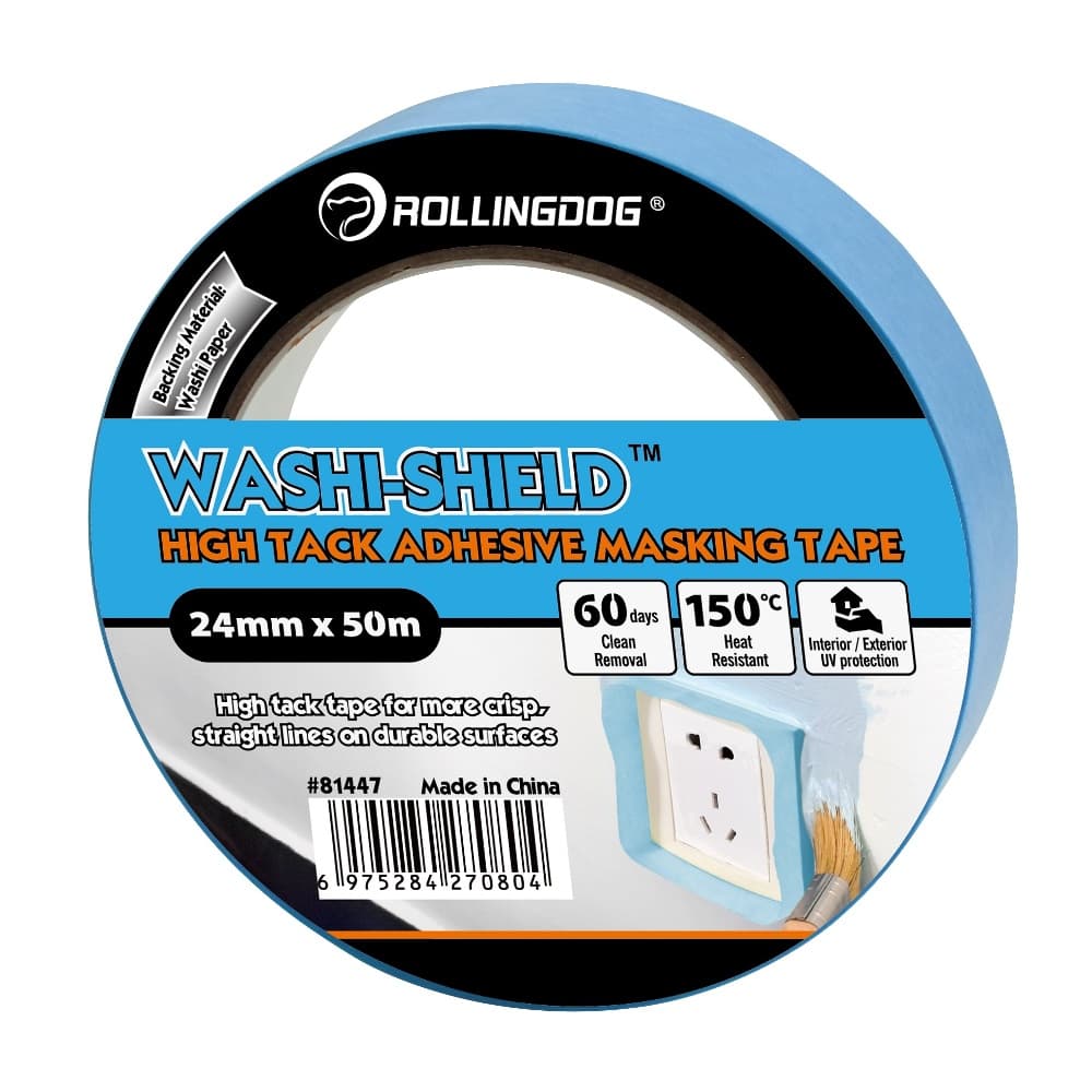 Малярная лента Rollingdog WASHI-SHIELD 24мм x 50м, арт.81447 - фото 6
