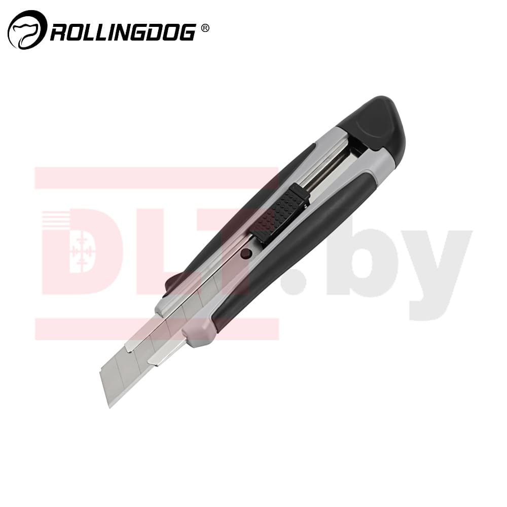 Нож строительный Rollingdog, лезвие 18 мм, арт.50418
