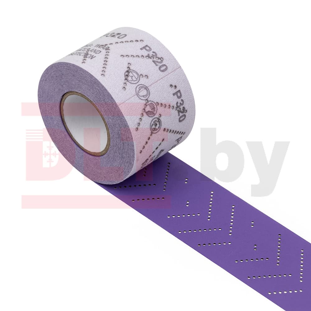 Шлифовальный лист в рулоне DLT GrandFlex PURO-ROLL, P320, 70мм*12м, (керамика точной формы), арт.3621 - фото 6