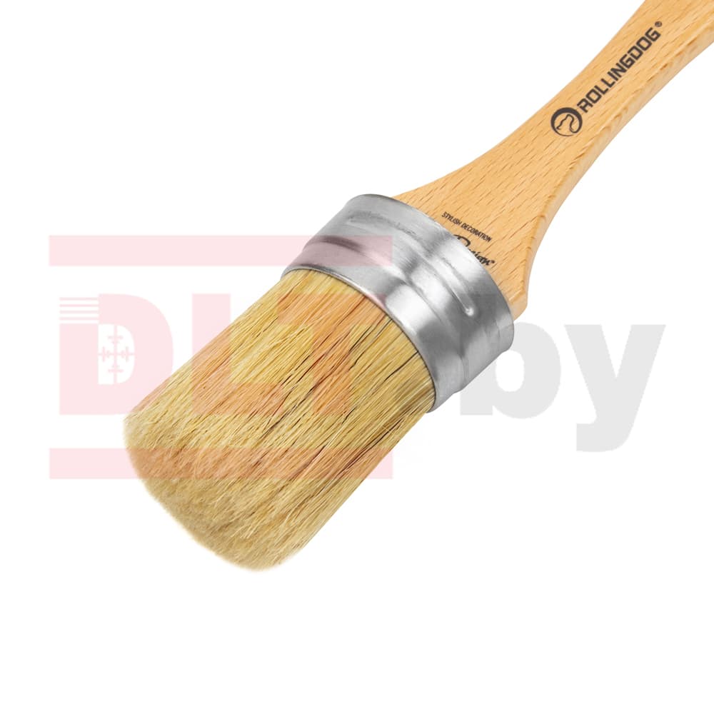 Кисть Rollingdog Design 40мм, овальная, смешанная щетина, серия Professional, арт.10686 - фото 2
