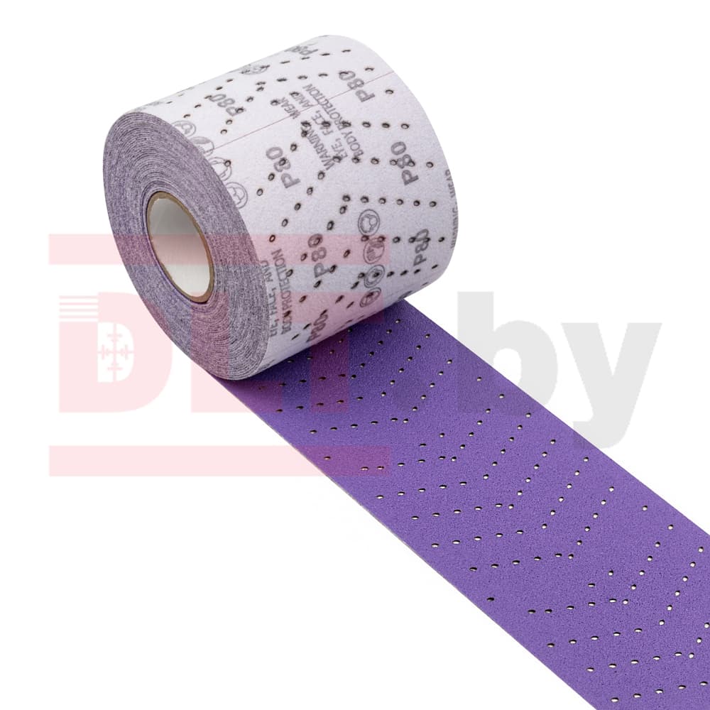 Шлифовальный лист в рулоне DLT GrandFlex PURO-ROLL, P80, 115мм*12м, (керамика точной формы), арт.3646 - фото 4