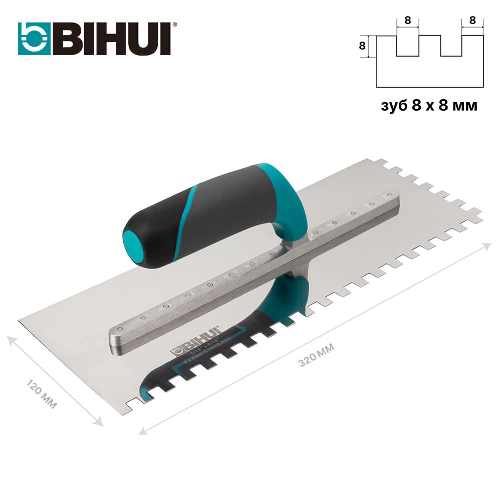 Гребенка BIHUI 320*120мм, зуб 8мм, арт.PTSH08