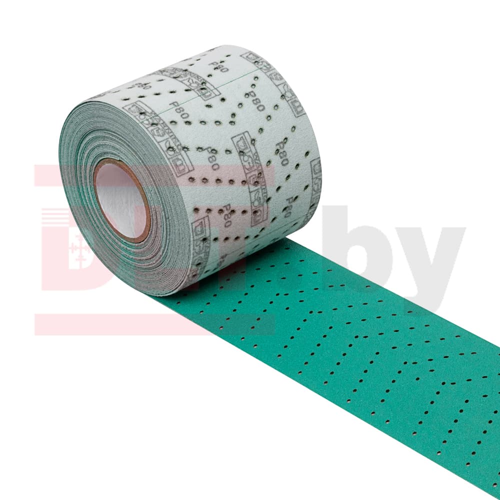 Шлифовальный лист в рулоне DLT GrandFlex FILM-ROLL PRO, P80, 110мм*12м, (на пленке, керамика и оксид алюминия), арт.3479 - фото 2