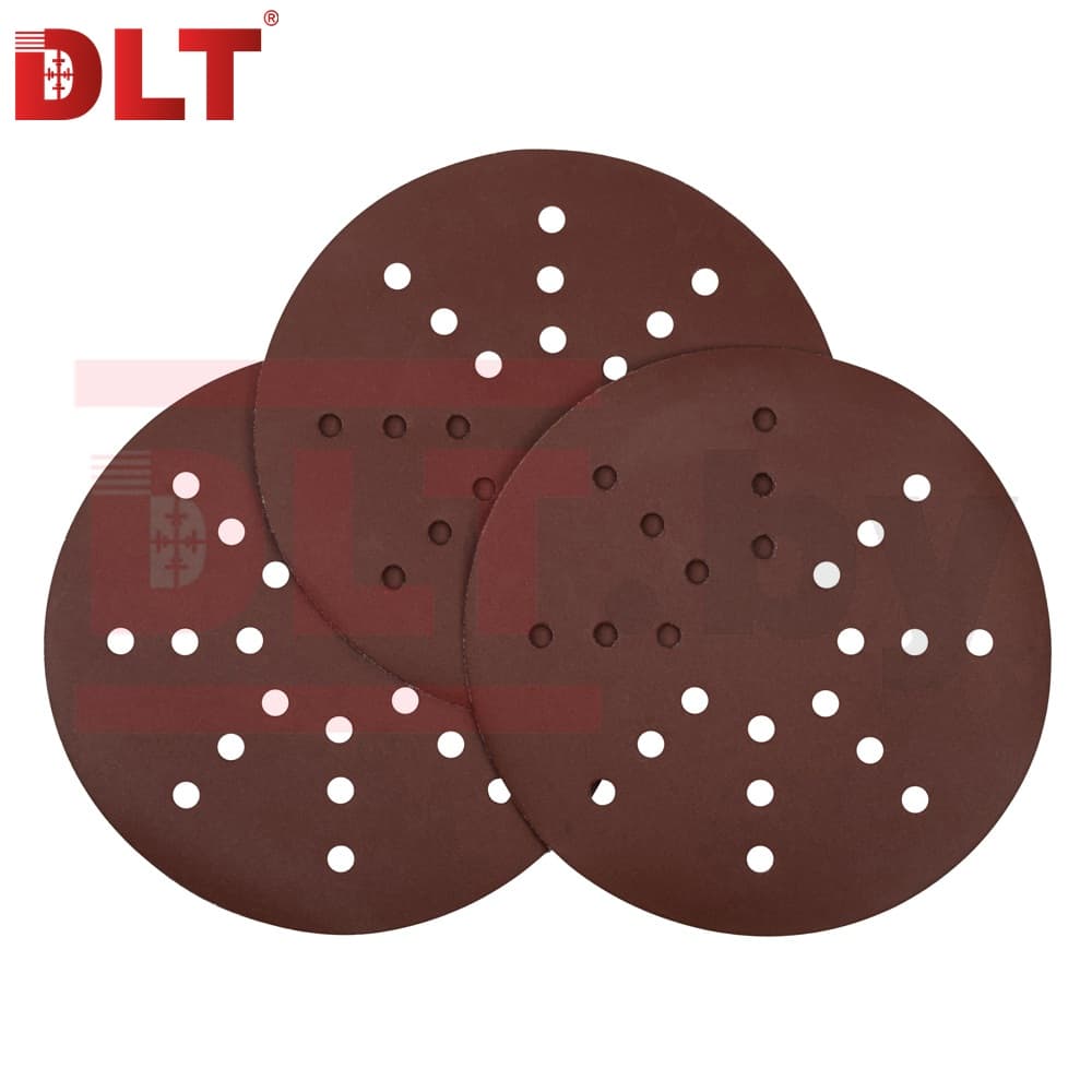 Круг шлифовальный DLT GrandFlex RED, P320, 225мм, 10шт, (на бумаге, оксид алюминия), арт.4513
