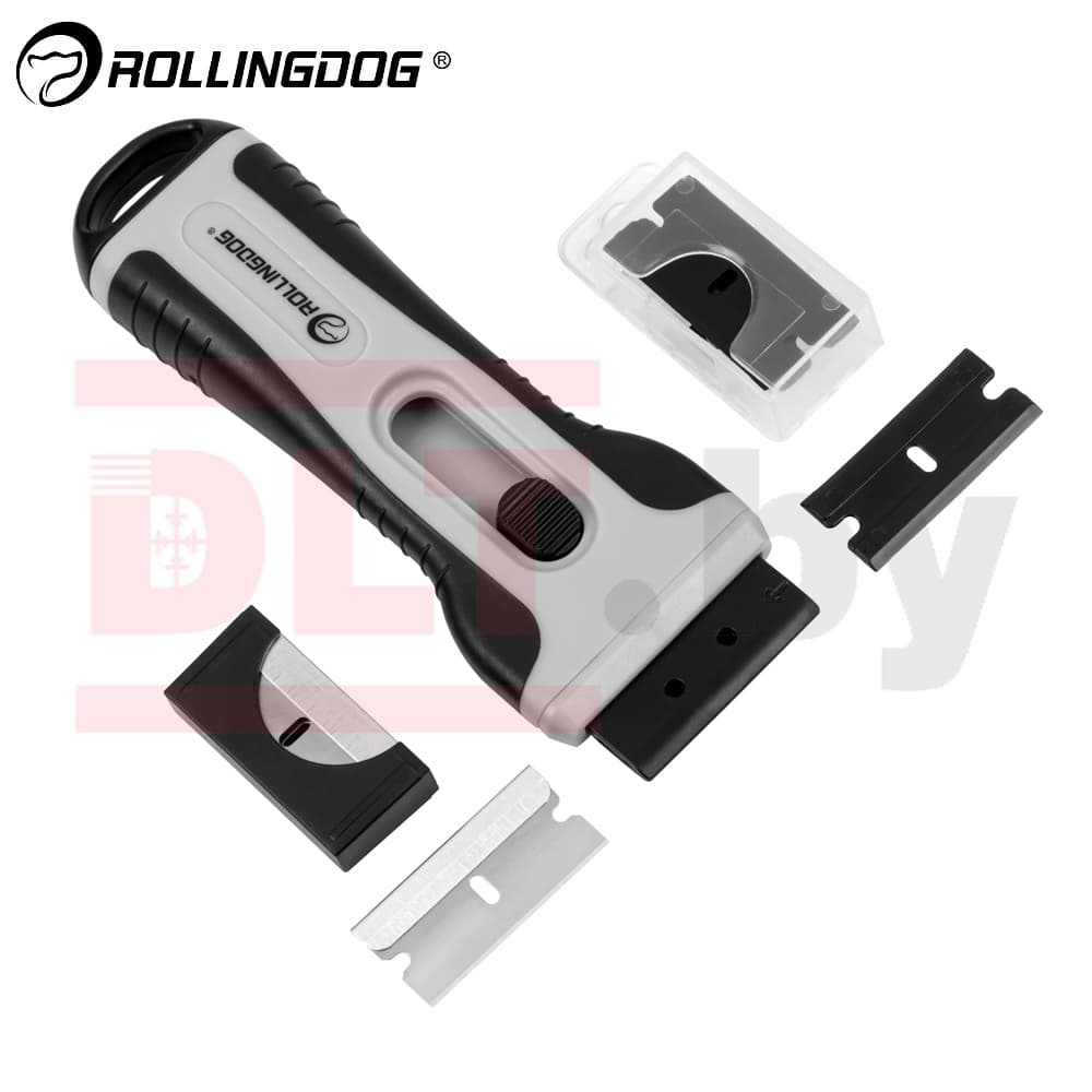 Скребок с 10 сменными лезвиями Rollingdog, серия Professional, арт.50485