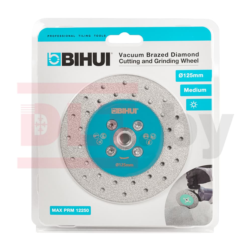Универсальный шлифовально-отрезной алмазный диск BIHUI VACUUM, 125мм, арт.DCWMM5 - фото 4