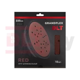 Круг шлифовальный DLT GrandFlex RED, P60, 225мм, 10шт, (на бумаге, оксид алюминия), арт.4505 - фото 3