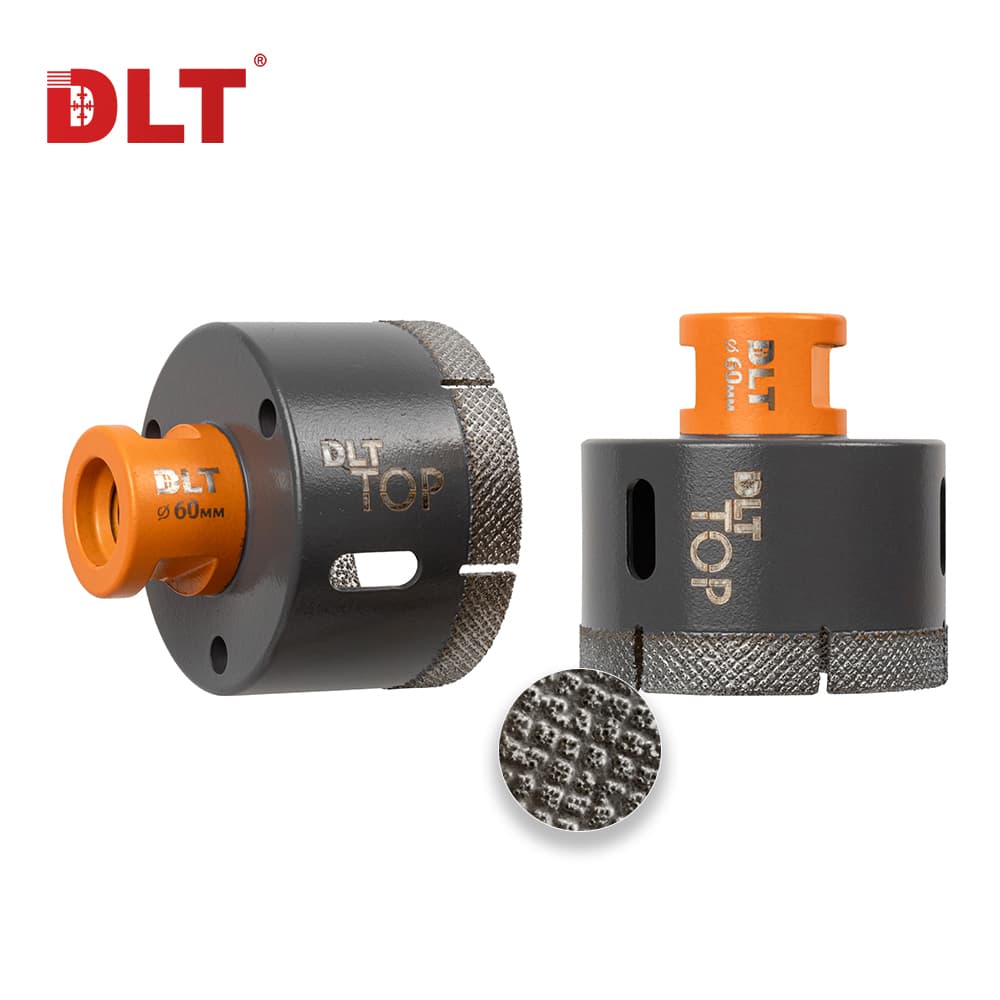 Коронка алмазная для керамогранита и камня DLT TOP, 60мм, арт.2105