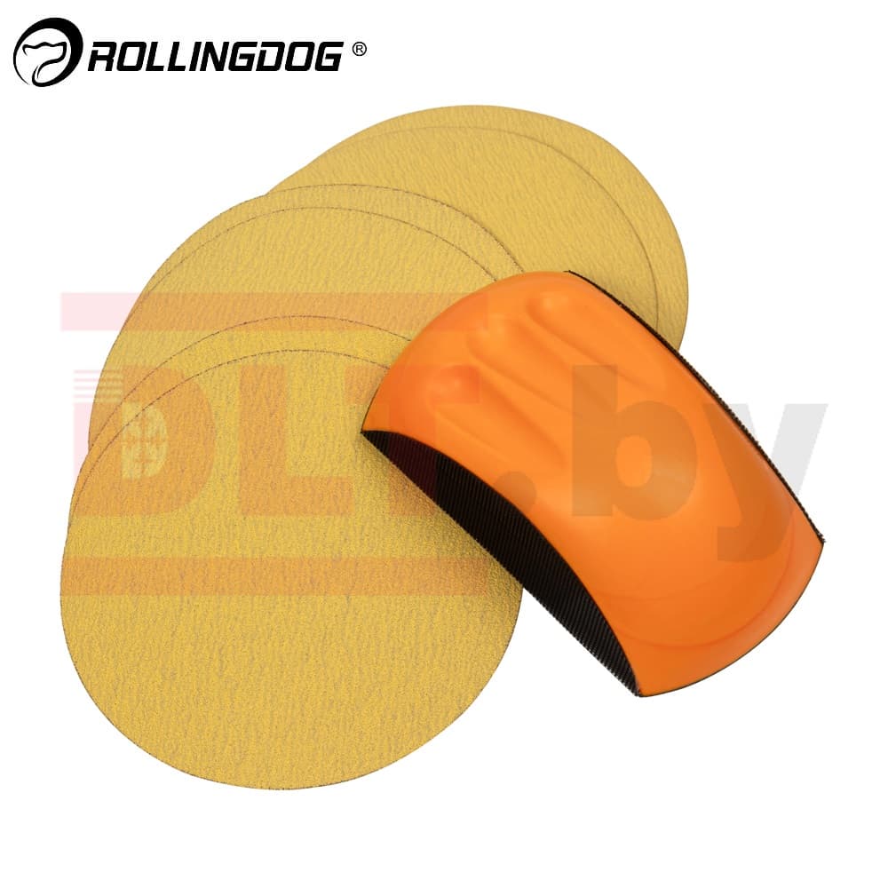Набор для ручной шлифовки Rollingdog №4 (7 предметов), арт.81043