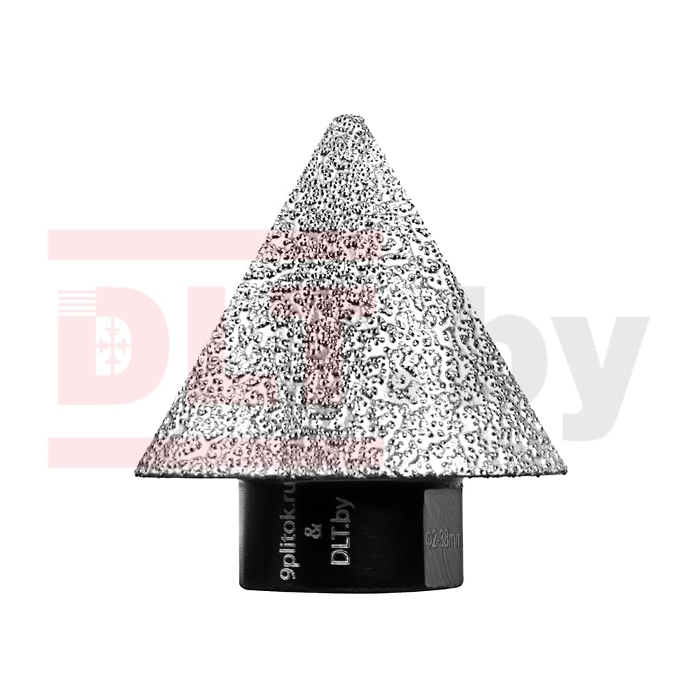 Конусная алмазная фреза CERAMIC PRO cone 2-38мм, DLT&amp;amp;9plitok, арт.0369 - фото 3