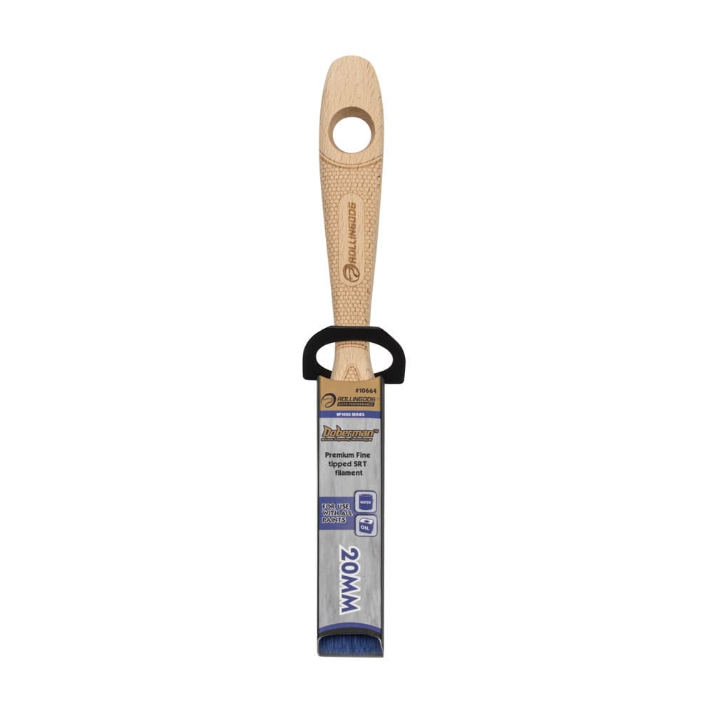 Кисть Rollingdog BP1000 20мм, прямой срез, синтетика, серия Elite, арт.10664 - фото 3
