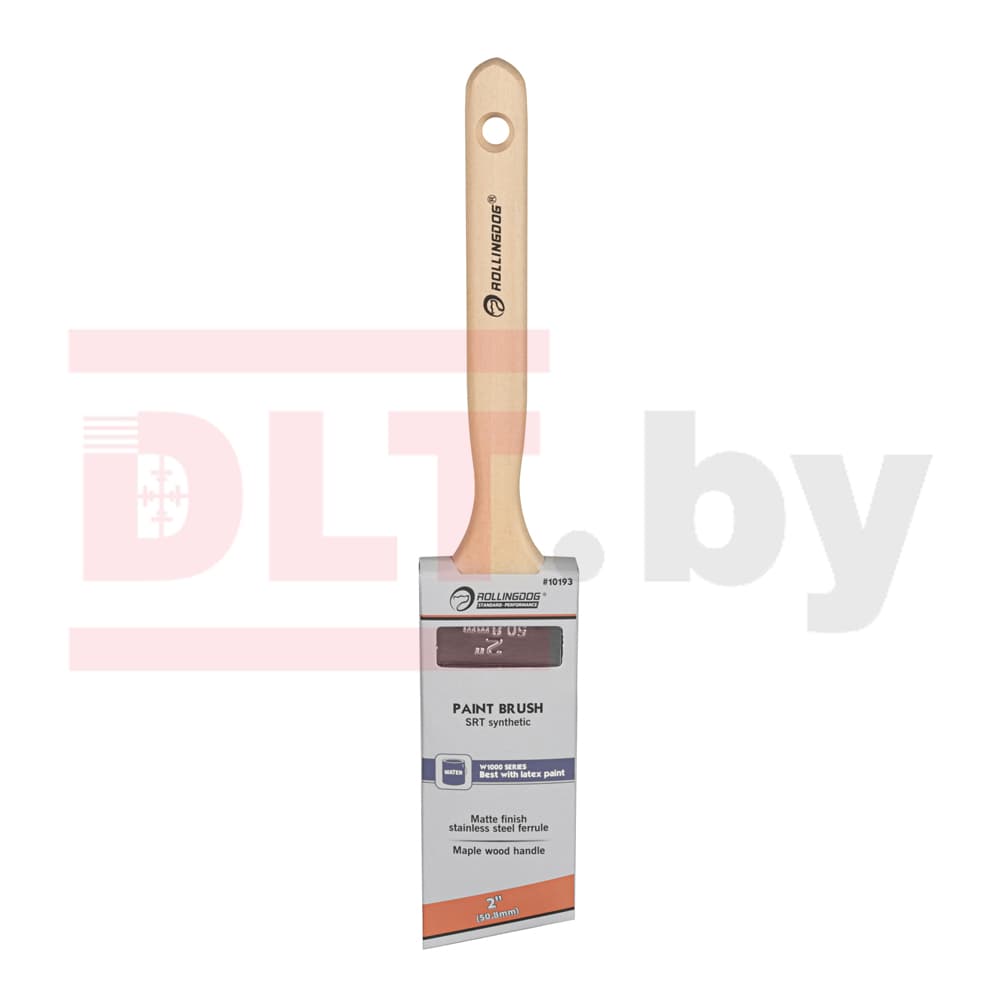 Кисть Rollingdog W1000 50мм, угловой срез, синтетика, серия Professional, арт.10193 - фото 3