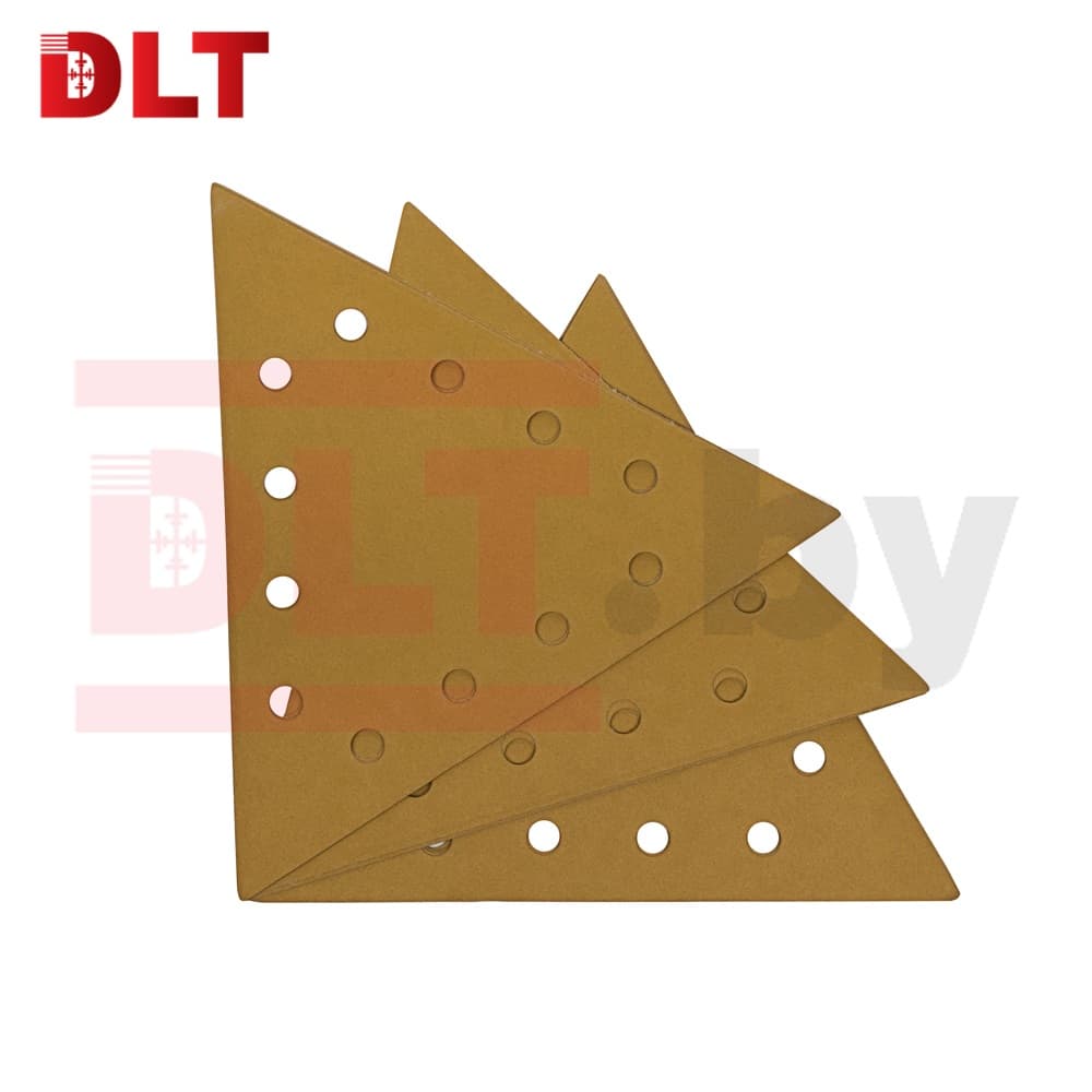 Треугольник шлифовальный DLT GrandFlex GOLD, P180, 285мм, 10шт, (на бумаге, оксид алюминия), арт.3492