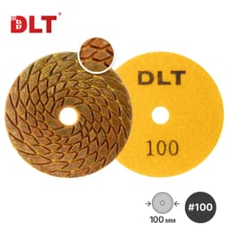 Алмазный гибкий шлифовальный круг DLT №17,  #100, арт.1475