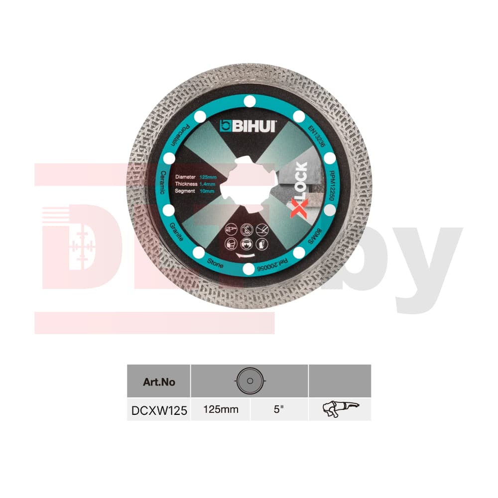 Алмазный диск BIHUI B-MAGIC, X-LOCK, 125мм, арт.DCXW125 - фото 2