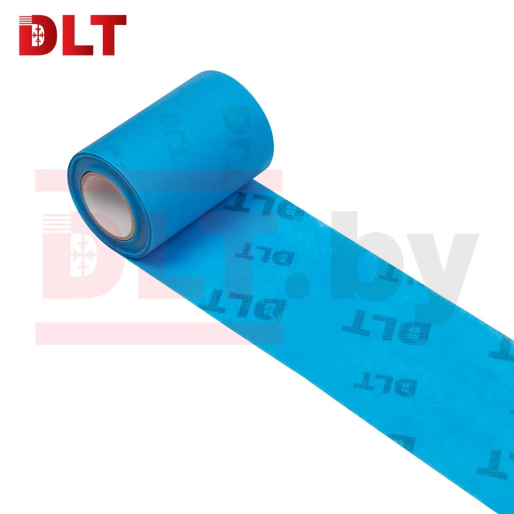 Гидроизоляционная лента DLT (синяя), 180 г/м², рулон 12.5 см * 10 м, арт.3577