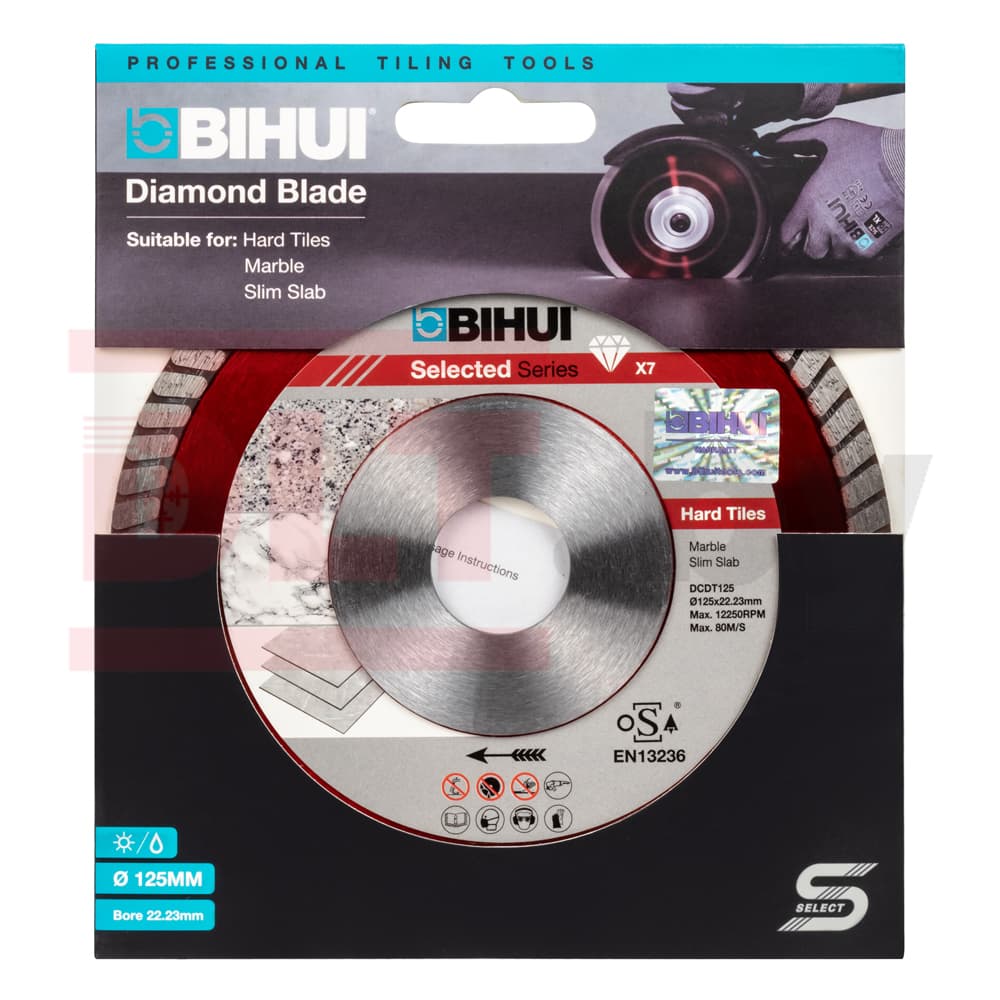 Алмазный диск BIHUI B-TURBO, 125х1,2мм, арт.DCDT125 - фото 3