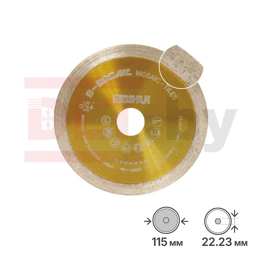Алмазный диск BIHUI B-MOSAIC, 115х1,0мм, арт.DCDC115