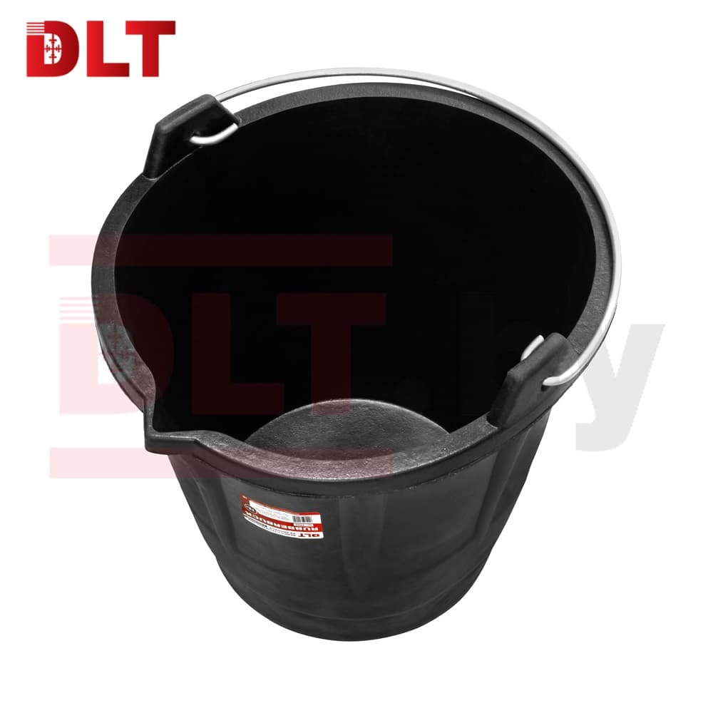 Ведро строительное гибкое с носиком, DLT, 12л (факт. 12л), тип RUBBERBUCK, арт.2905