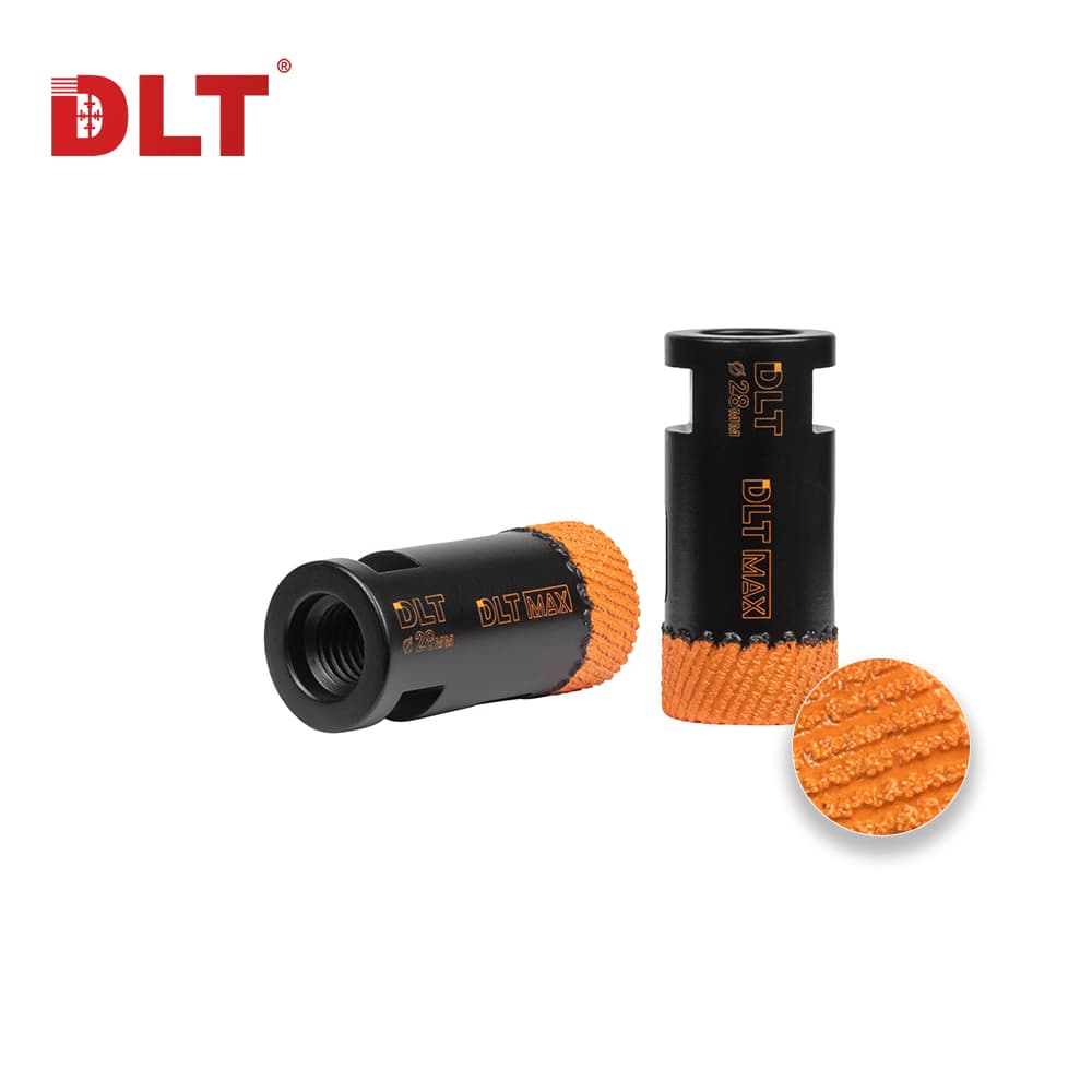 Коронка алмазная для керамогранита и камня DLT MAX, 28мм, арт. 3821
