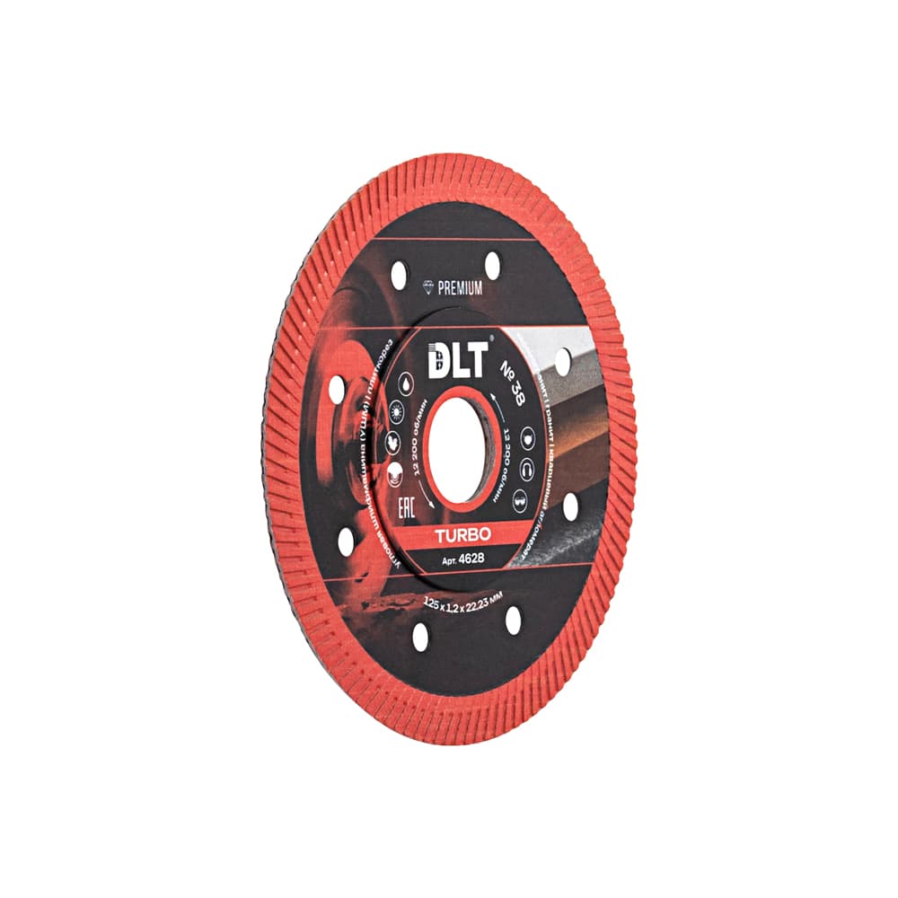 Алмазный диск DLT №38 (Turbo), 125х1,2мм, арт.4628 - фото 2
