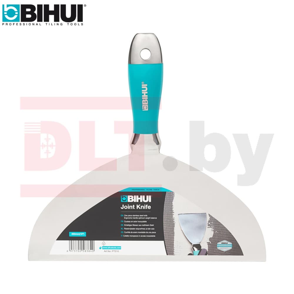 Шпатель малярный BIHUI, 10&amp;quot; (250мм) из нержавеющей стали, арт.PTS10