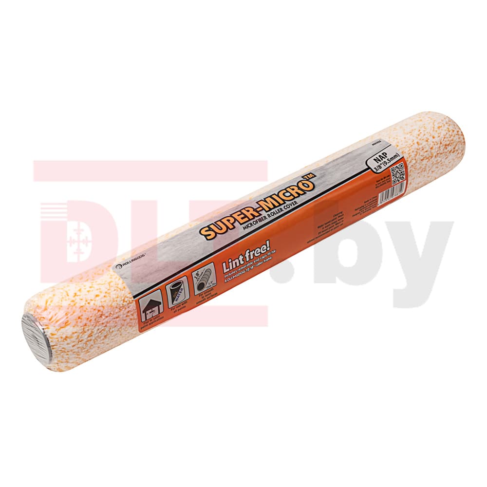 Валик Rollingdog SUPER-MICRO 457мм, ворс 9.5мм, для бюгеля 10мм, микрофибра арт.00395 - фото 2