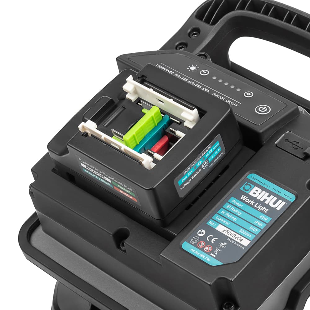 Адаптер аккумулятора для фонаря BIHUI (совместим с Makita, BOSCH), арт.BPLT-ADP4 - фото 4