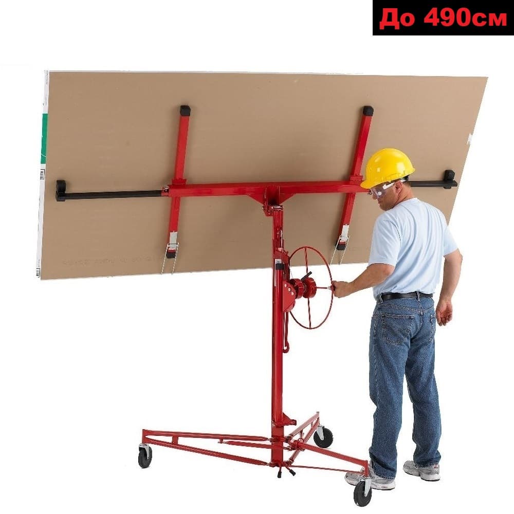 Подъемник для гипсокартонных листов DLT Panel Lifter 490 (подъемник ГКЛ) до 4.7 м., арт.4900 - фото 23
