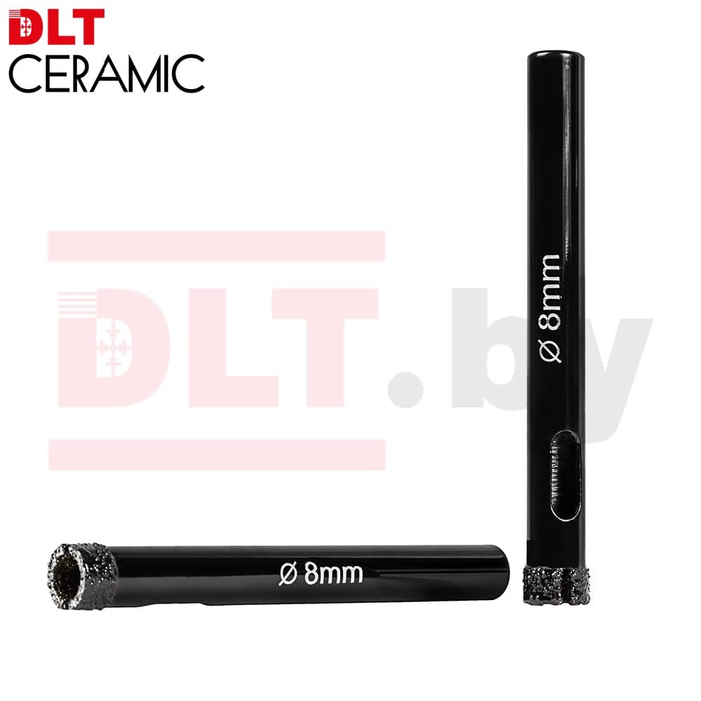 Алмазная коронка по плитке и керамограниту DLT CERAMIC, 8мм, арт.0049