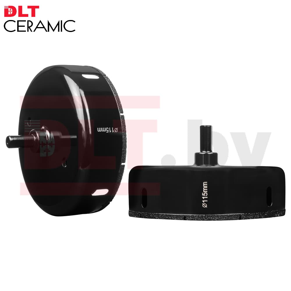 Алмазная коронка по плитке и керамограниту DLT CERAMIC, 115мм, арт.0678