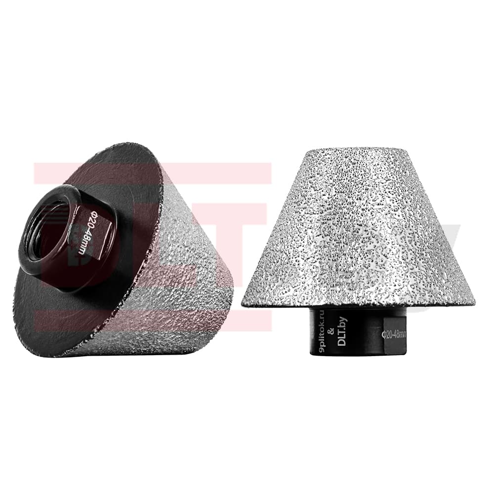 Конусная алмазная фреза CERAMIC PRO cone 20-48мм, DLT&amp;amp;9plitok, арт.0370
