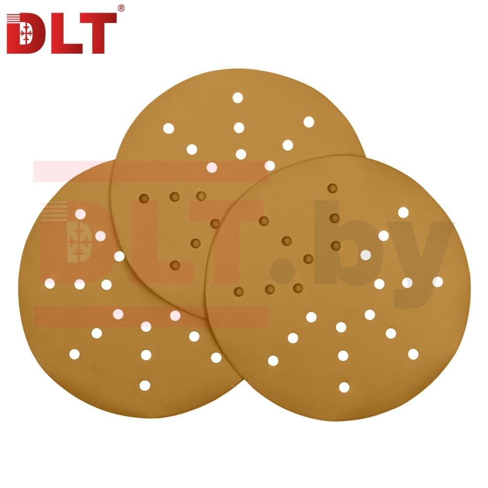 Круг шлифовальный DLT GrandFlex GOLD, P320, 225мм, 10шт, (на бумаге, оксид алюминия), арт.4523