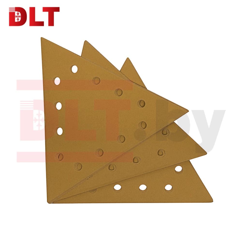 Треугольник шлифовальный DLT GrandFlex GOLD, P150, 285мм, 10шт, (на бумаге, оксид алюминия), арт.3491