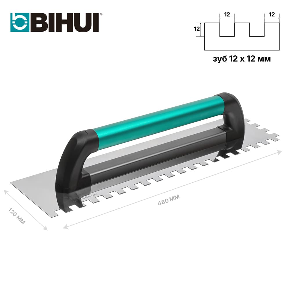 Гребенка BIHUI 480*120мм, зуб 12мм, арт.PTSM12