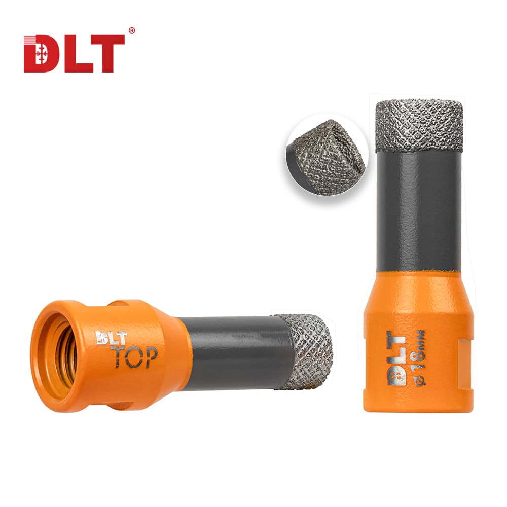 Коронка алмазная для керамогранита и камня DLT TOP, 18мм, арт.2094