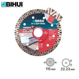 Алмазный диск BIHUI B-LIGHTNING, 115х1,4мм, арт.DCCV115