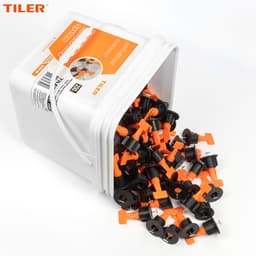 Система выравнивания плитки (СВП) Tiler, 1,5мм, многоразовая, 200 шт., арт.5334