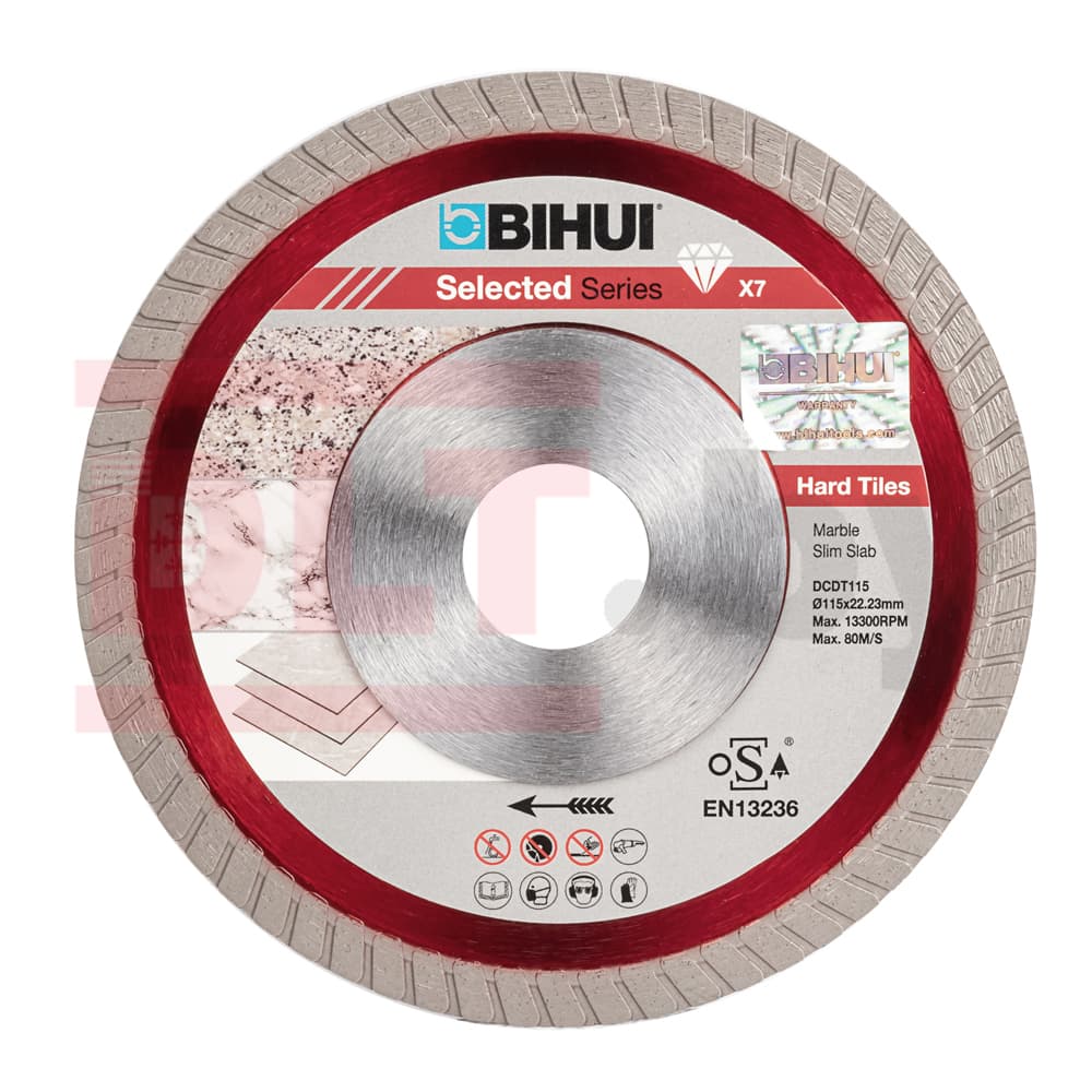 Алмазный диск BIHUI B-TURBO, 115х1,3мм, арт.DCDT115 - фото 4